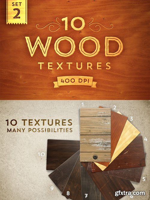 10 Wood Textures - Set 2 - CM 14246 10 Wood Textures - Set 2 - CM 14246