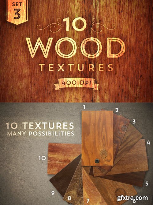 10 Wood Textures - Set 3 - CM 14567 10 Wood Textures - Set 3 - CM 14567