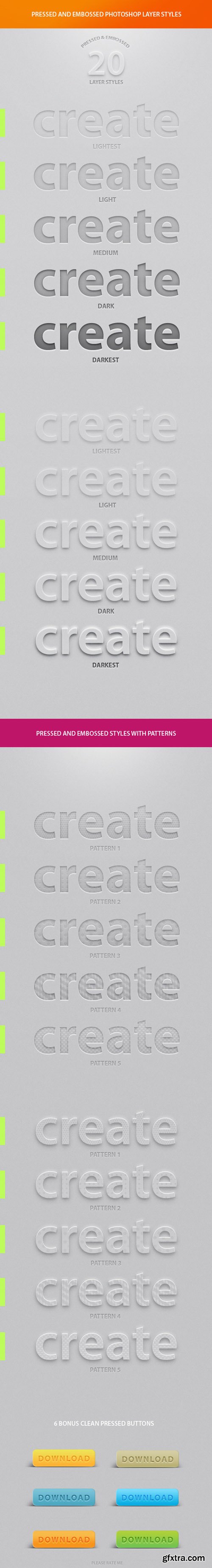 20 Best Pressed & Embossed Styles - CM 11896 20 Best Pressed & Embossed Styles - CM 11896