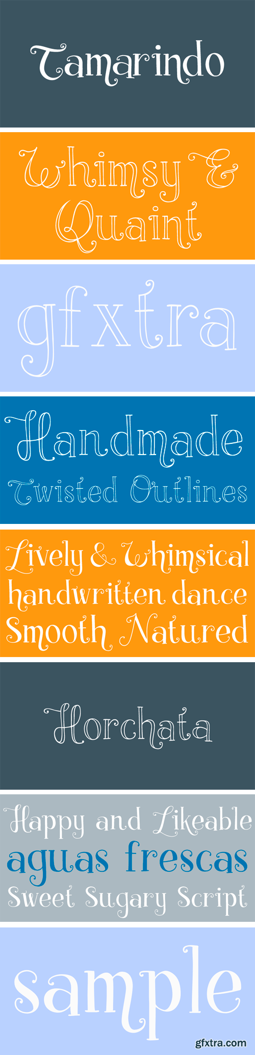 Aguas Frescas Font Family - 2 Fonts $39
