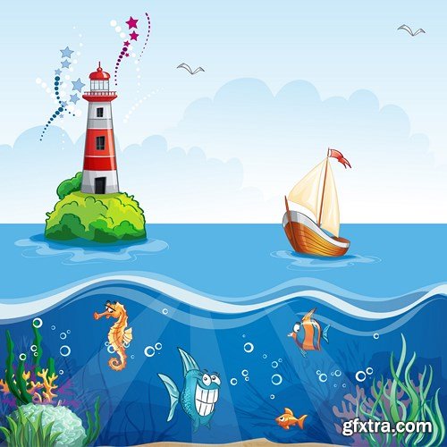 Children's Fairy Illustrations, 25xEPS