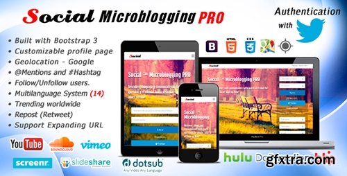 CodeCanyon - Social Microblogging PRO v1.5 CodeCanyon - Social Microblogging PRO v1.5