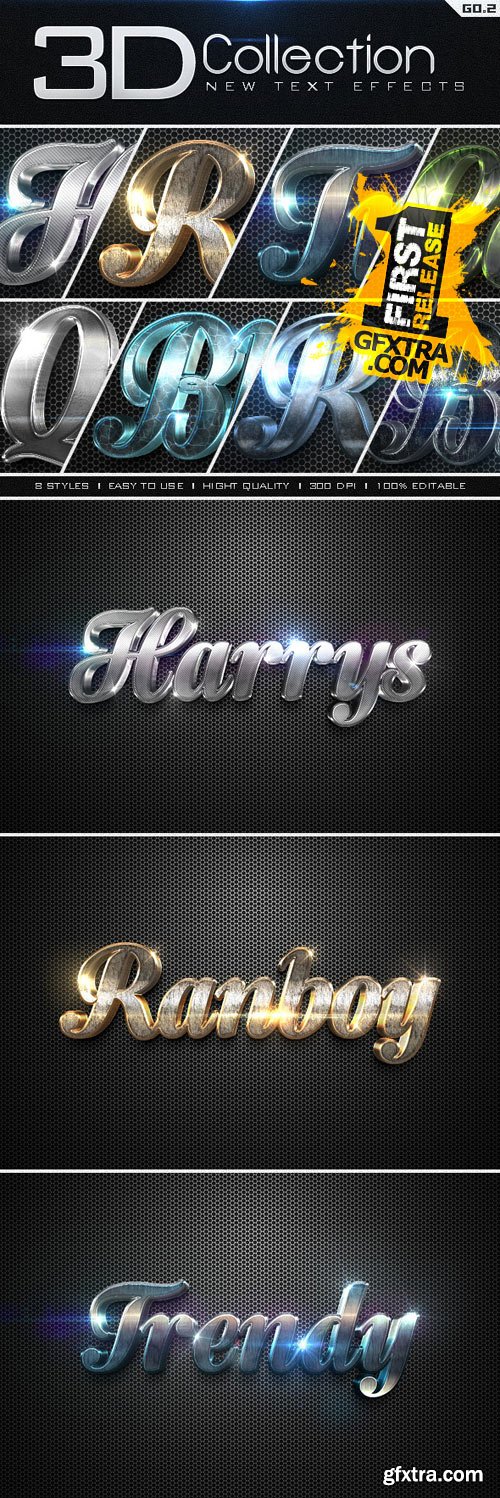Graphicriver - New 3D Collection Text Effects GO.2 9609990