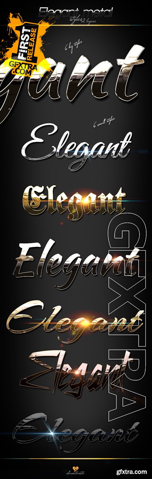 Graphicriver - Elegant Metal Styles 9600775
