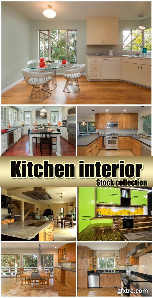 Kitchen interior, design - stock photos Kitchen interior, design - stock photos
