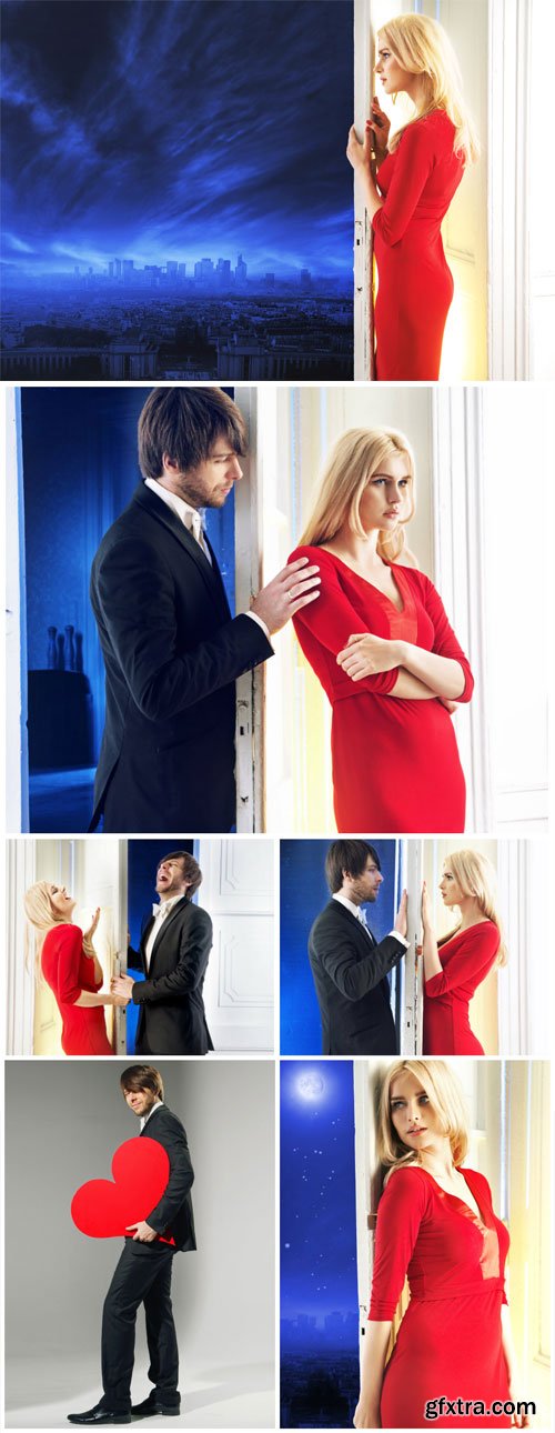 Man and woman, couple - stock photos Man and woman, couple - stock photos