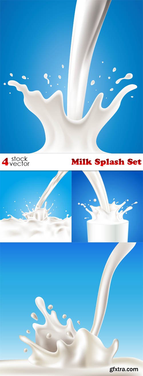 Vectors - Milk Splash Set