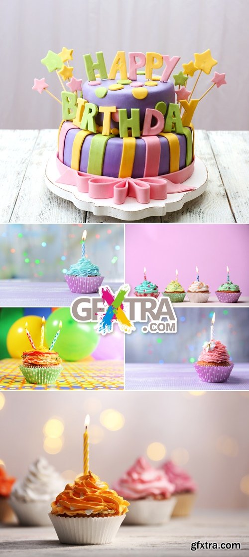 Stock Photo - Birthday Postcards