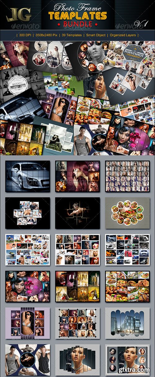 Graphicriver Photo Frame Templates Bundle V1 6770220