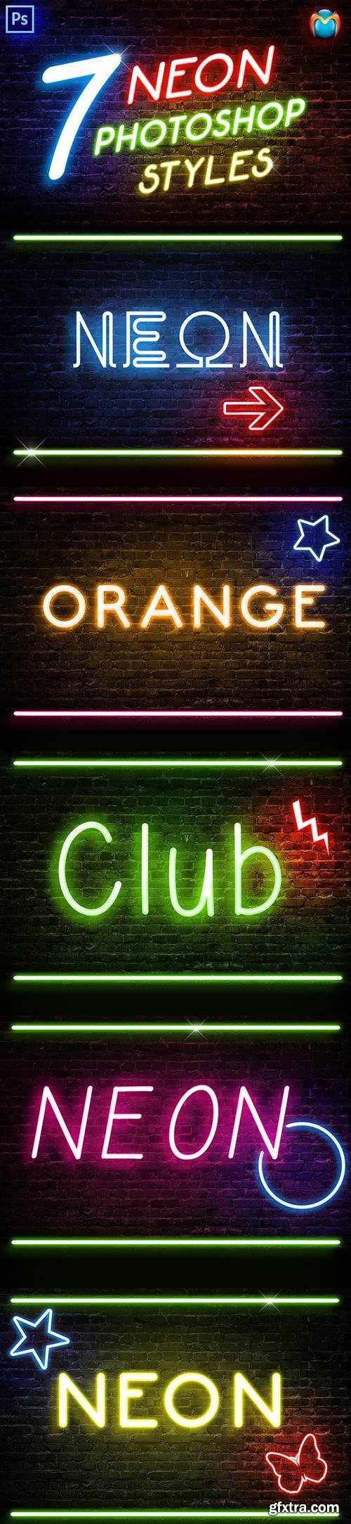 Graphicriver - Neon Photoshop Styles 9956867