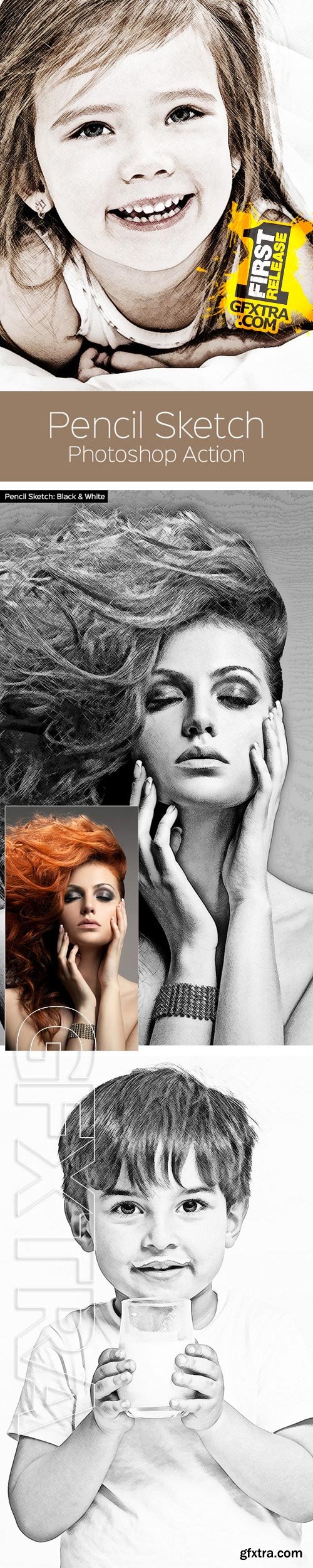 Graphicriver - Pencil Sketch - Photoshop Action 9615778
