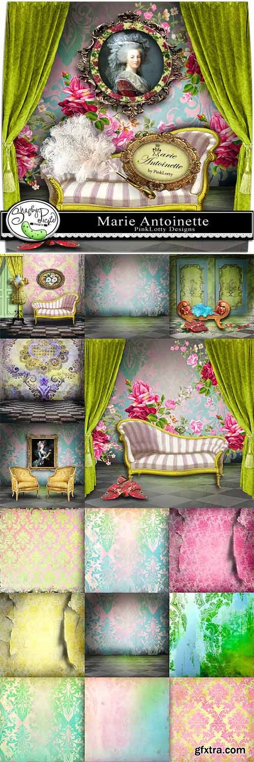 Scrap - Marie Antoinette PNG and JPG