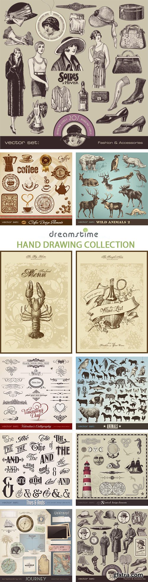 Hand Drawing Collection - 27xEPS