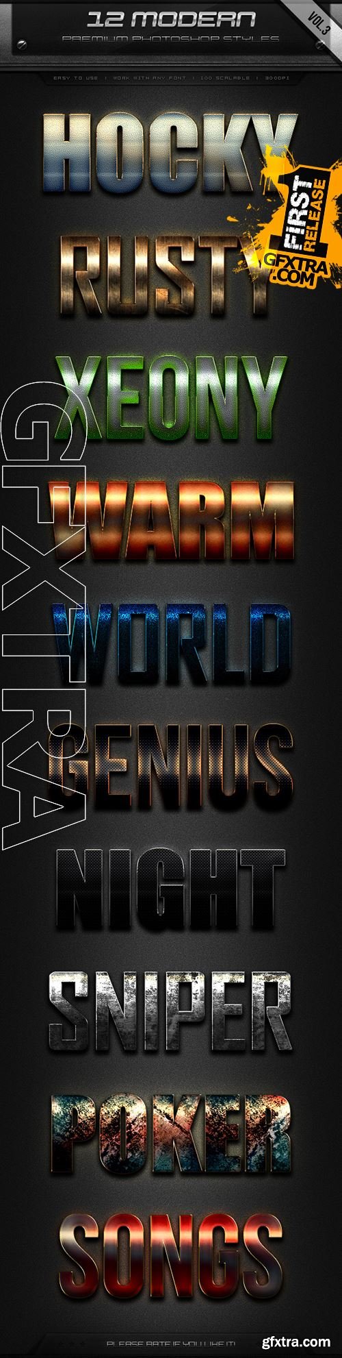 Graphicriver - 10 Modern Styles Vol.3 10014634