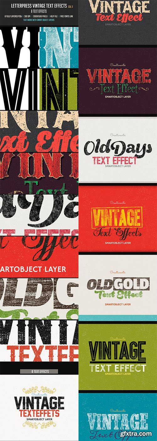 GraphicRiver - Letterpress Vintage Text Effects 2 10269589 GraphicRiver - Letterpress Vintage Text Effects 2 10269589