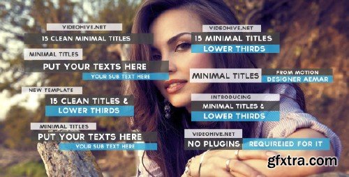 VideoHive - 15 Clean Minimal Titles 10126277 VideoHive - 15 Clean Minimal Titles 10126277