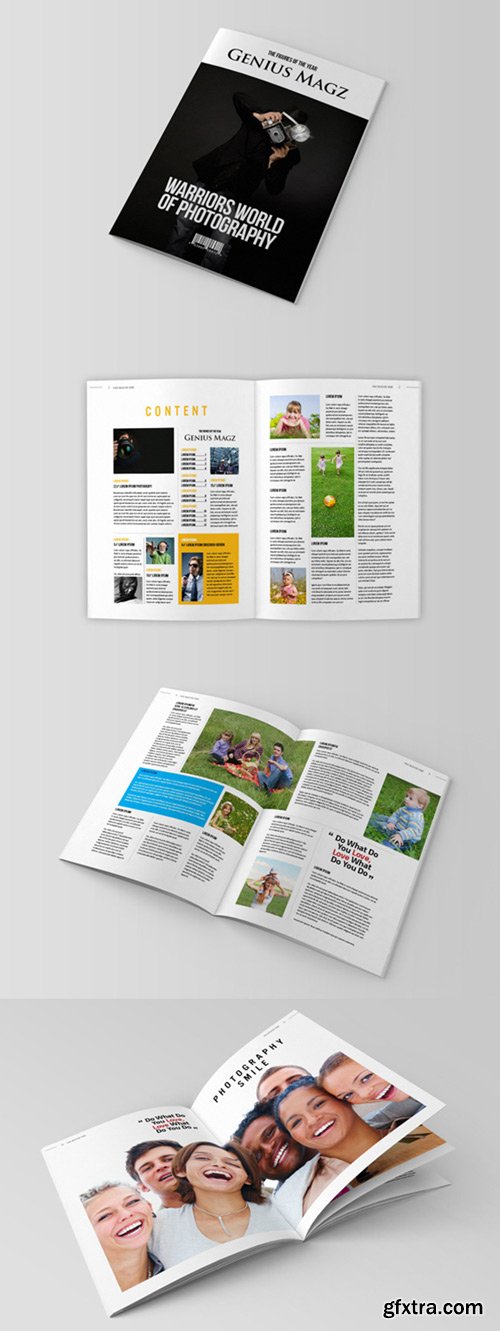 CM - InDesign Magazine Template - 15625