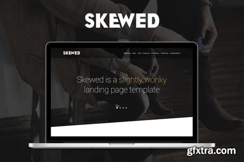 CM - Skewed - Landing Page Template - 167790