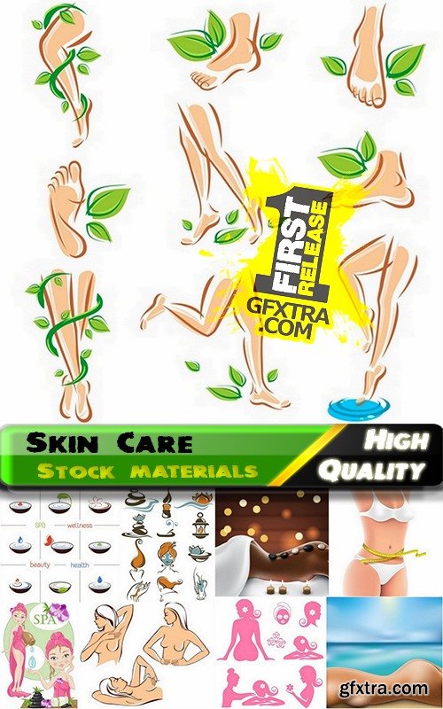 Skin Care logos and spa treatments - 25 Eps