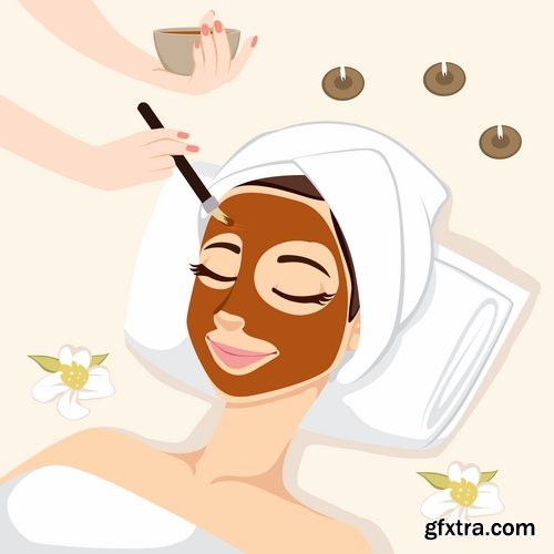 Skin Care logos and spa treatments - 25 Eps