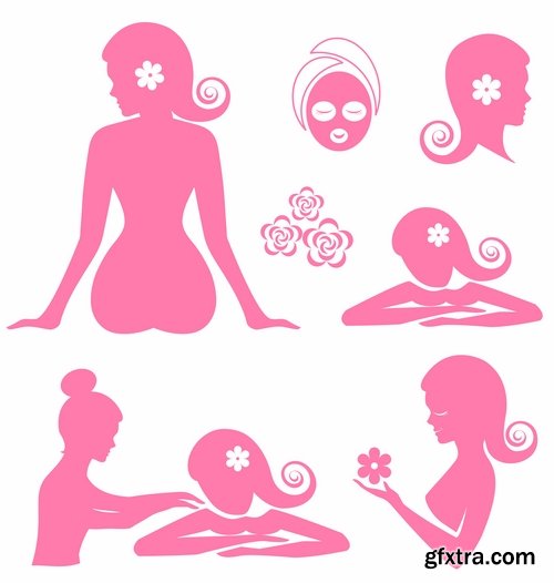 Skin Care logos and spa treatments - 25 Eps