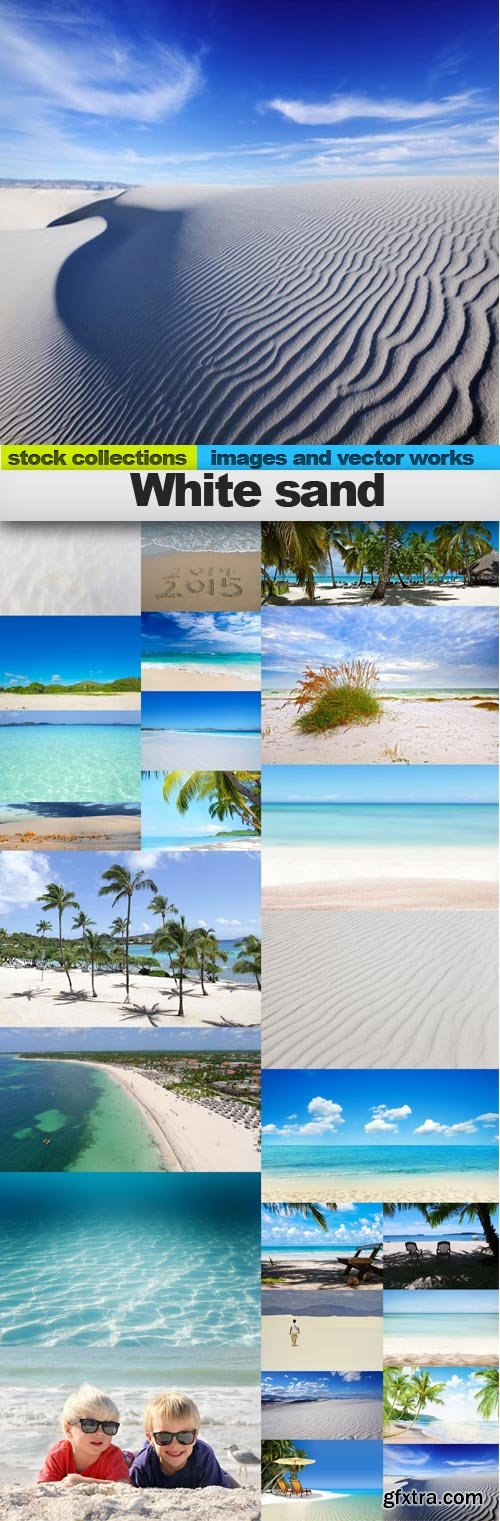 White sand, 25 x UHQ JPEG