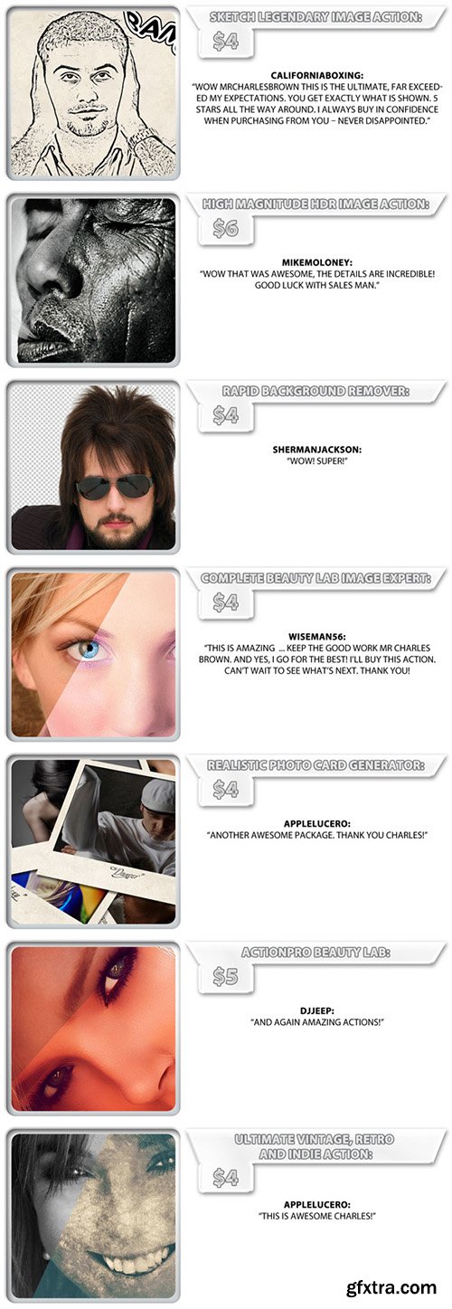 GraphicRiver All Charles Brown's Best Pro Actions Bundle 2015947
