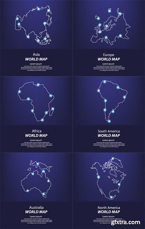 World Map Vector Illustration World Map Vector Illustration