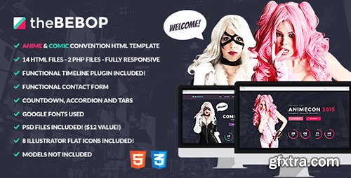 ThemeForest - The Bebop Anime and Comic HTML Convention Template - RIP ThemeForest - The Bebop Anime and Comic HTML Convention Template - RIP