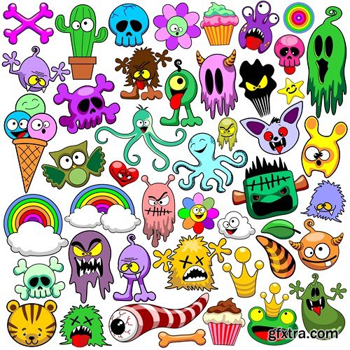 Monsters, Inc. - Vector Stock, 25xEPS