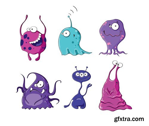 Monsters, Inc. - Vector Stock, 25xEPS