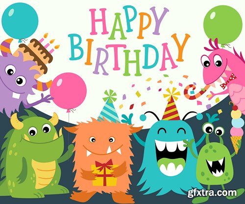 Monsters, Inc. - Vector Stock, 25xEPS