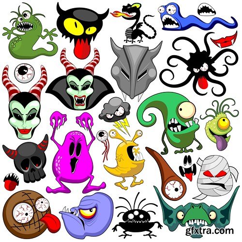 Monsters, Inc. - Vector Stock, 25xEPS