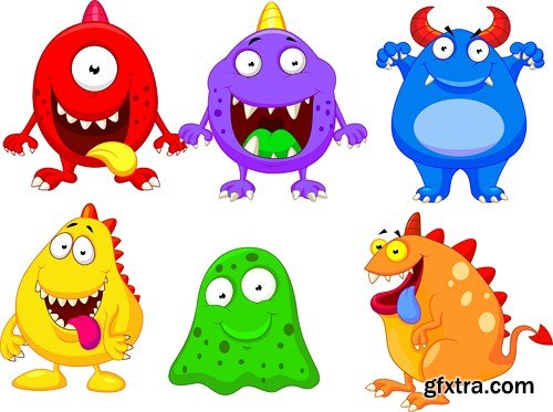 Monsters, Inc. - Vector Stock, 25xEPS