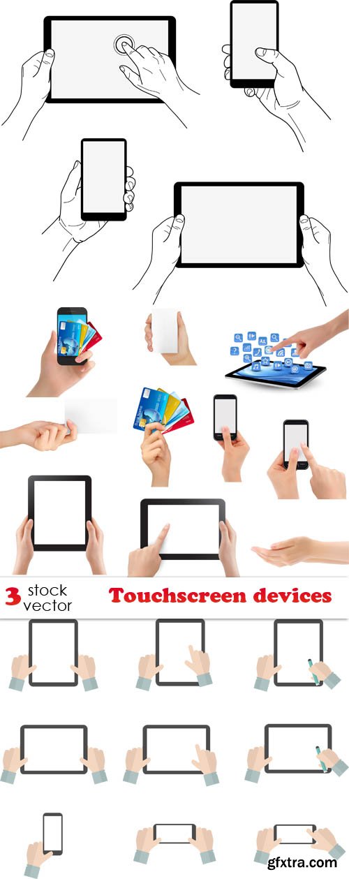 Vectors - Touchscreen Devices