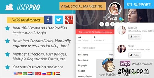 CodeCanyon - UserPro v2.23 - User Profiles with Social Login CodeCanyon - UserPro v2.23 - User Profiles with Social Login
