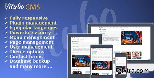 CodeCanyon - Vitubo CMS v2.1.1 - PHP Content Management System CodeCanyon - Vitubo CMS v2.1.1 - PHP Content Management System
