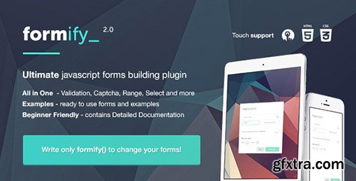 CodeCanyon - Formify v2.0 - JavaScript library CodeCanyon - Formify v2.0 - JavaScript library