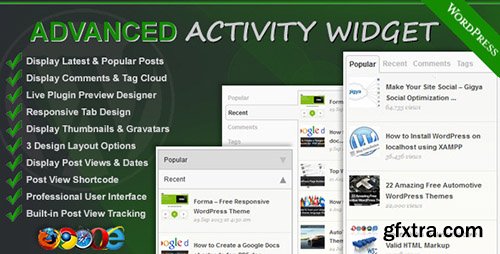 CodeCanyon - Advanced Activity Widget v2.0 CodeCanyon - Advanced Activity Widget v2.0