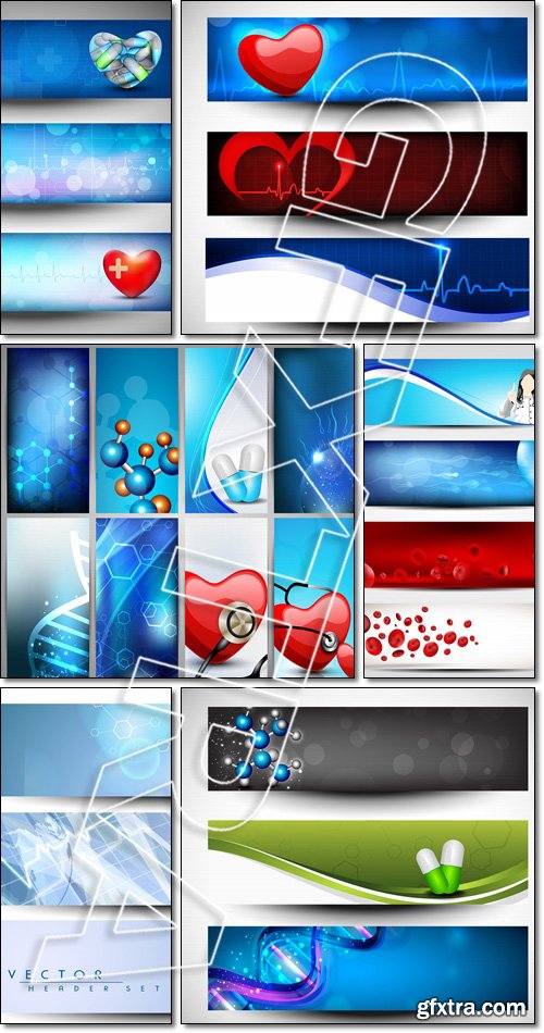 Medical background - Vector