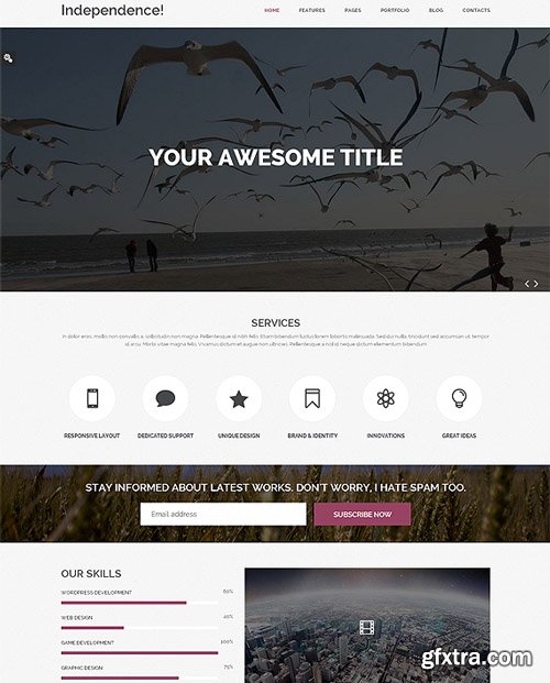B3themes - Independence - Bootstrap 3.2 HTML Themes (PSD included)