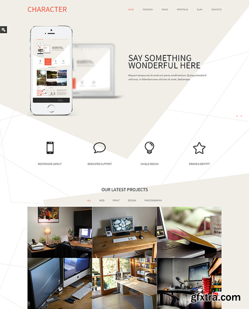 B3themes - Character - Bootstrap 3.2 HTML Themes (PSD included)