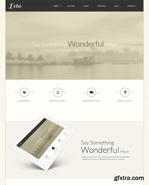 B3themes - Leto - Bootstrap 3.2 HTML Themes (PSD included)