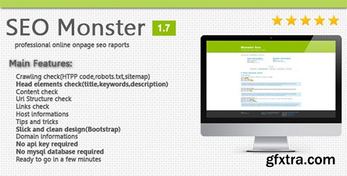 CodeCanyon - SeoMonster v1.6.1 - OnPage SEO Raporting Script CodeCanyon - SeoMonster v1.6.1 - OnPage SEO Raporting Script