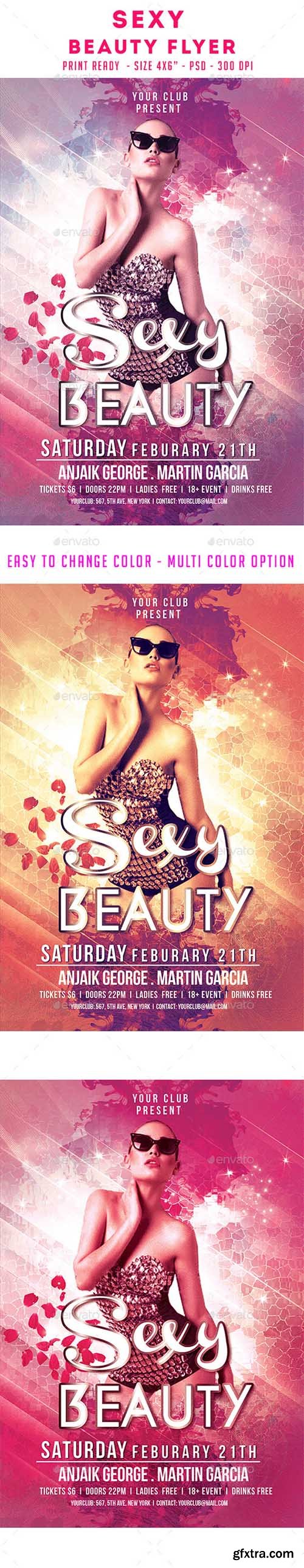 Graphicriver Sexy Beauty Flyer 10376608