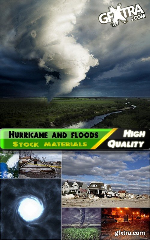 Hurricane and floods and natural disasters - 25 HQ Jpg