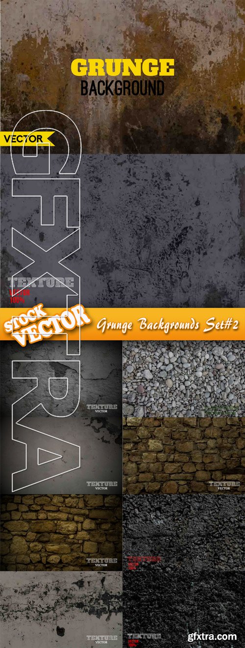 Stock Vector - Grunge Backgrounds Set#2