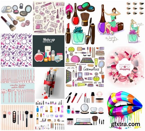 Products for makeup and beauty and body care - 25 Eps