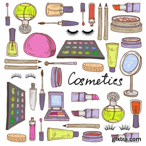 Products for makeup and beauty and body care - 25 Eps
