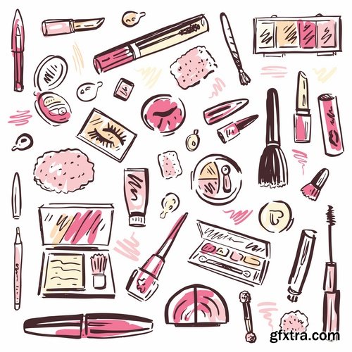 Products for makeup and beauty and body care - 25 Eps